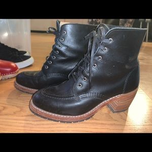 Women’s Red Wing Shoe Clara black heeled boot 7.5
